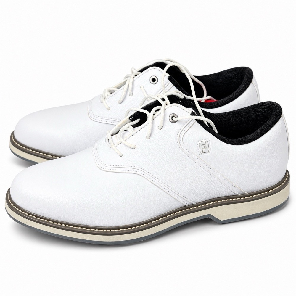 FootJoy FJ Originals 57016 White Spiked Golf Shoes Men's Size 9